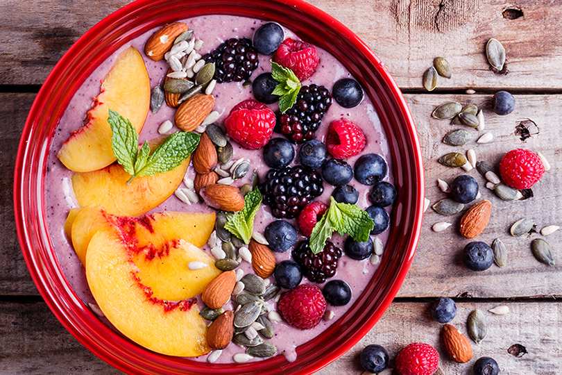 Smoothie aux baies